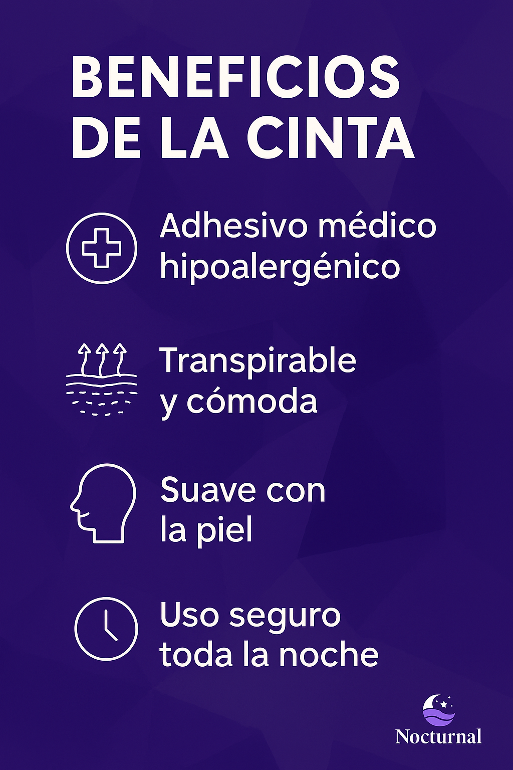 Cinta Bucal Antirronquidos