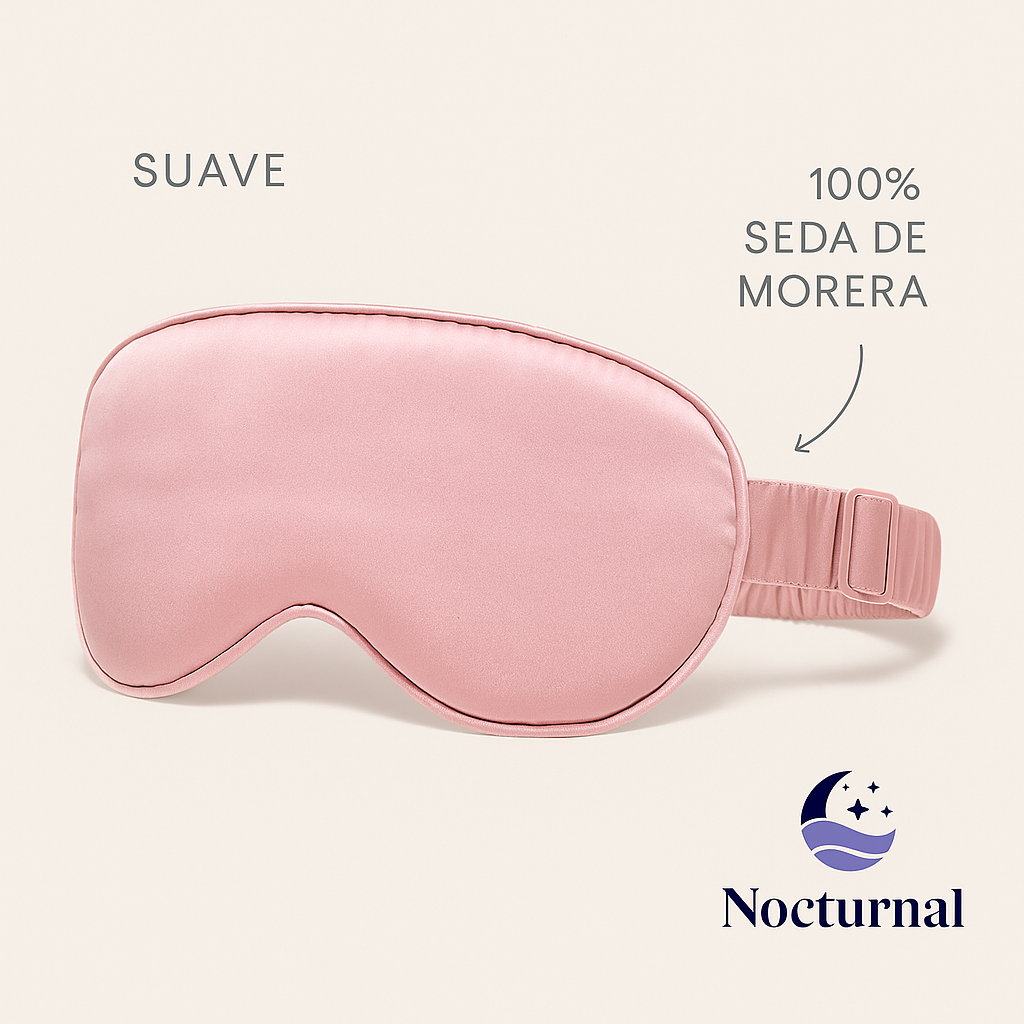 Antifaz de Seda Suave para Descansar